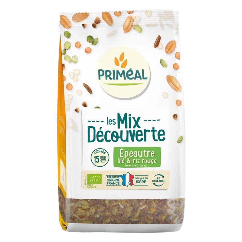 Mix découverte au blé, épeautre et riz rouge - 400g