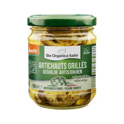 Cœurs d'artichauts grillés à l'huile - 190g