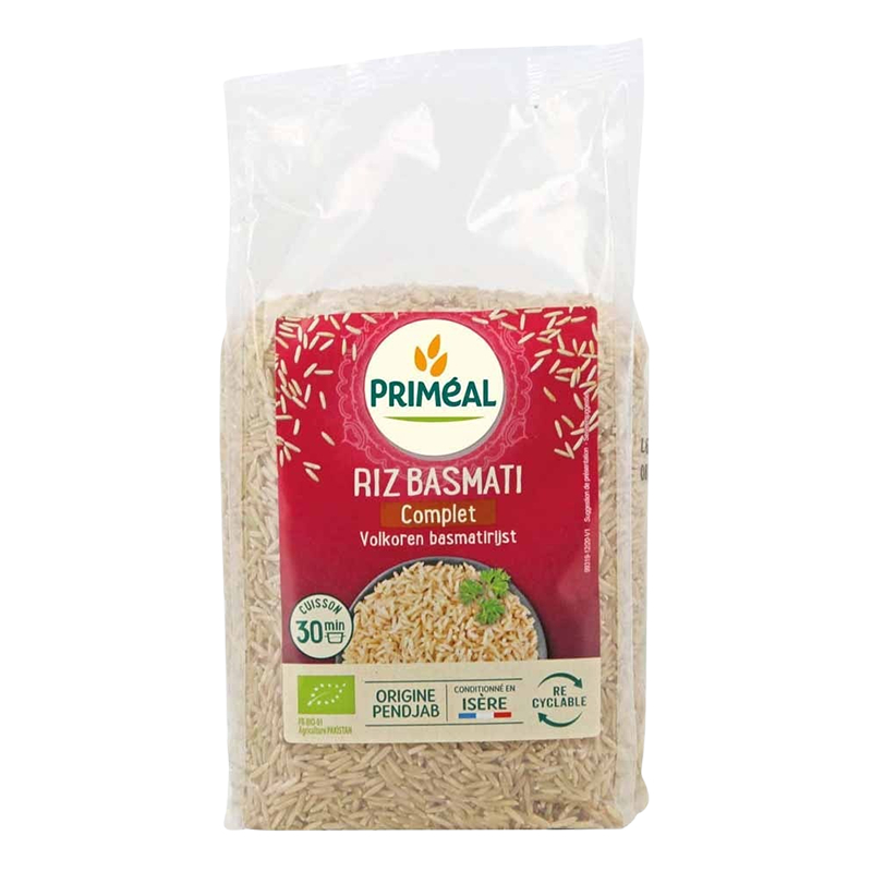 Riz basmati complet - 500g, Priméal