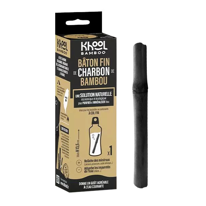 Charbon de bambou - Bâton fin 27g