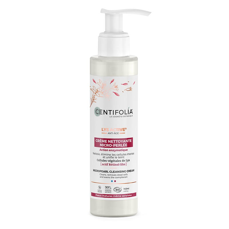 Crème nettoyante micro-perlée - Lys - 145ml