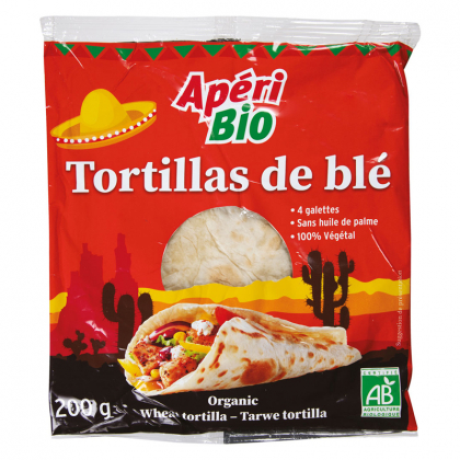 Wraps tortilla de blé - 4x50g