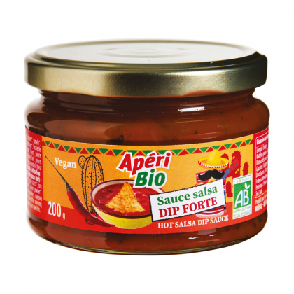 Sauce salsa dip bio - Hot - 200g