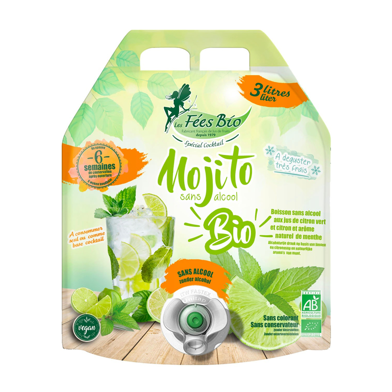 Mojito bio sans alcool - 3L