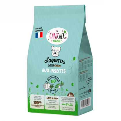 Croquettes pour chien aux insectes et sans céréales - 2kg