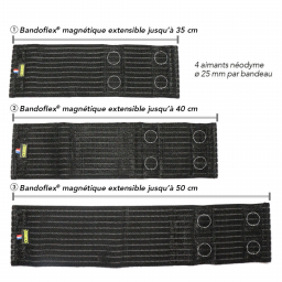 Bandoflex magnétique multiusage - Coloris noir