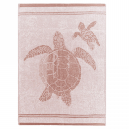 Torchon en coton bio - Bordeaux Tortue - 50x70 cm