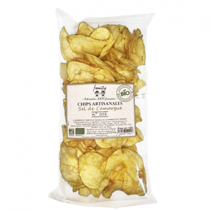 Chips bio au sel de Camargue - 125g