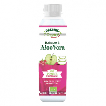 Boisson à l'aloe vera bio - Pomme framboise - 500ml