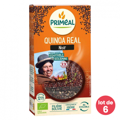 Quinoa Real noir - Lot de 6 x 500g
