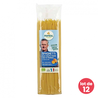 Spaghetti aux œufs frais - Lot de 12 x 500g