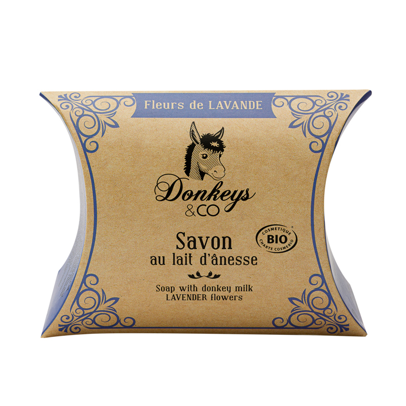 Savon au lait d'ânesse - Fleur de lavande et épeautre - 100g