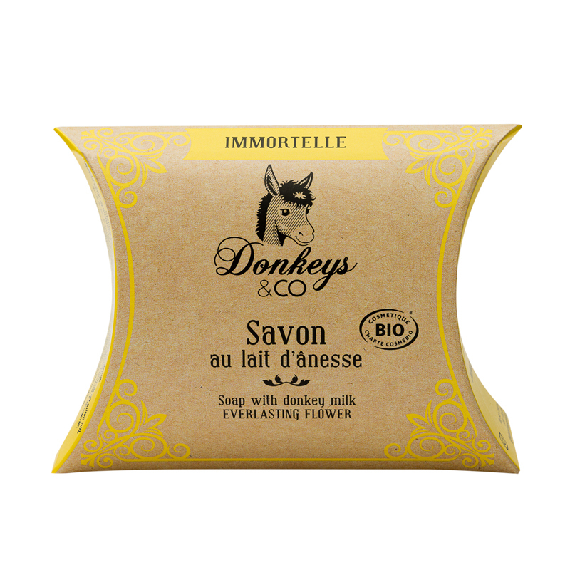 Savon au lait d'ânesse - Immortelle - 100g