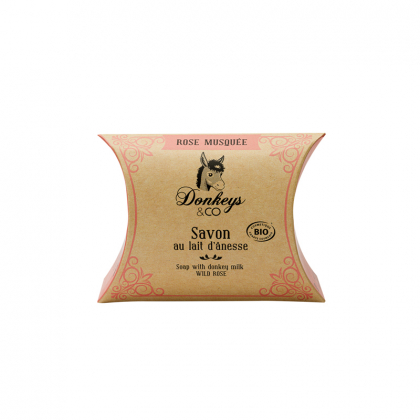 Savon au lait d'ânesse - Rose musquée - 25g