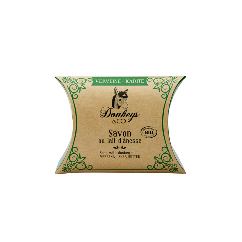 Savon au lait d'ânesse - Verveine et karité - 25g