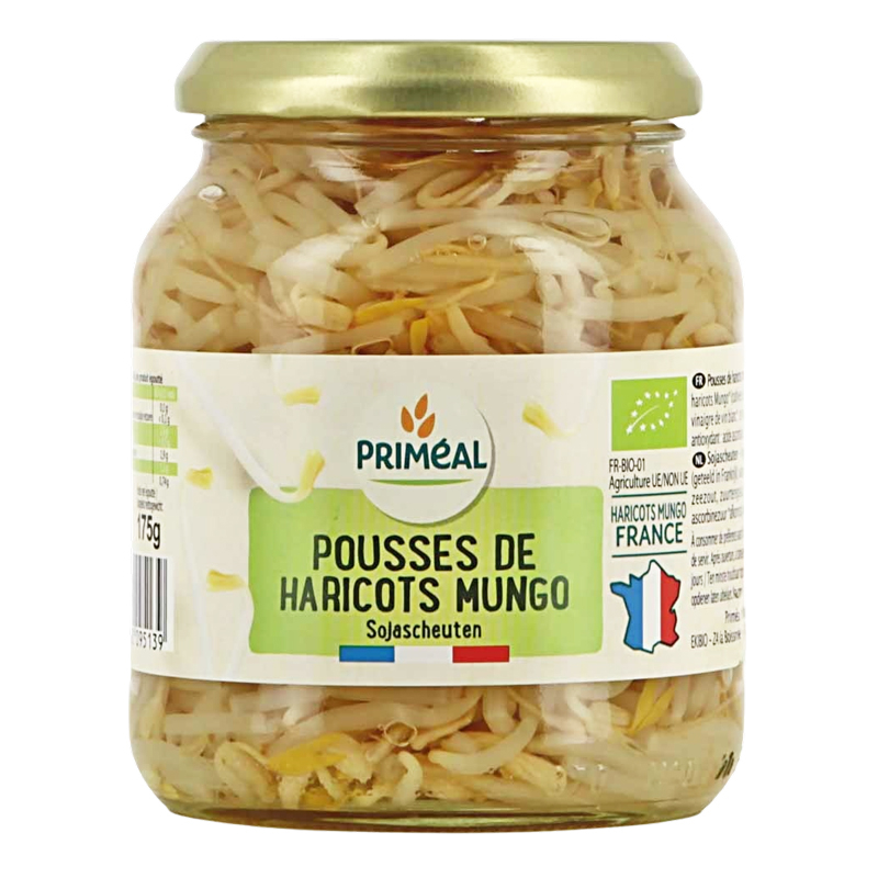 Pousses de haricot mungo bio - 370ml, Priméal