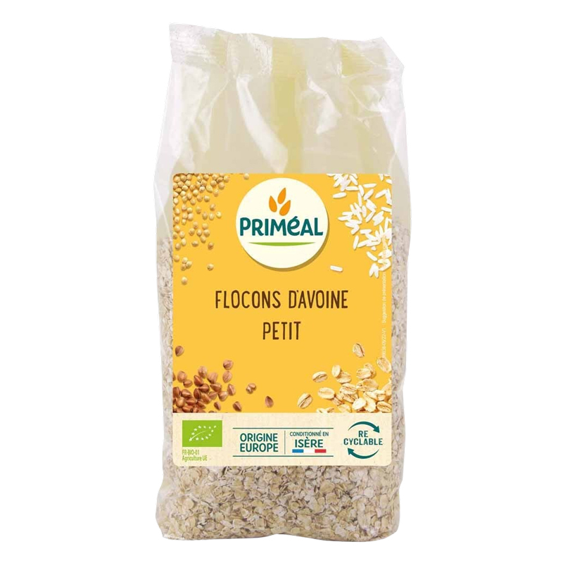 Flocons Avoine gros - 500g, Priméal