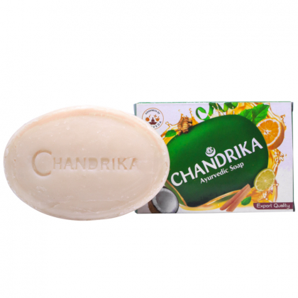 Savon Chandrika ayurvédique à l'huile de coco - 125g