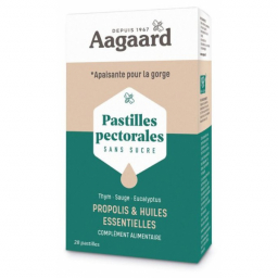 Pastilles pectorales sans sucre - 28 pastilles