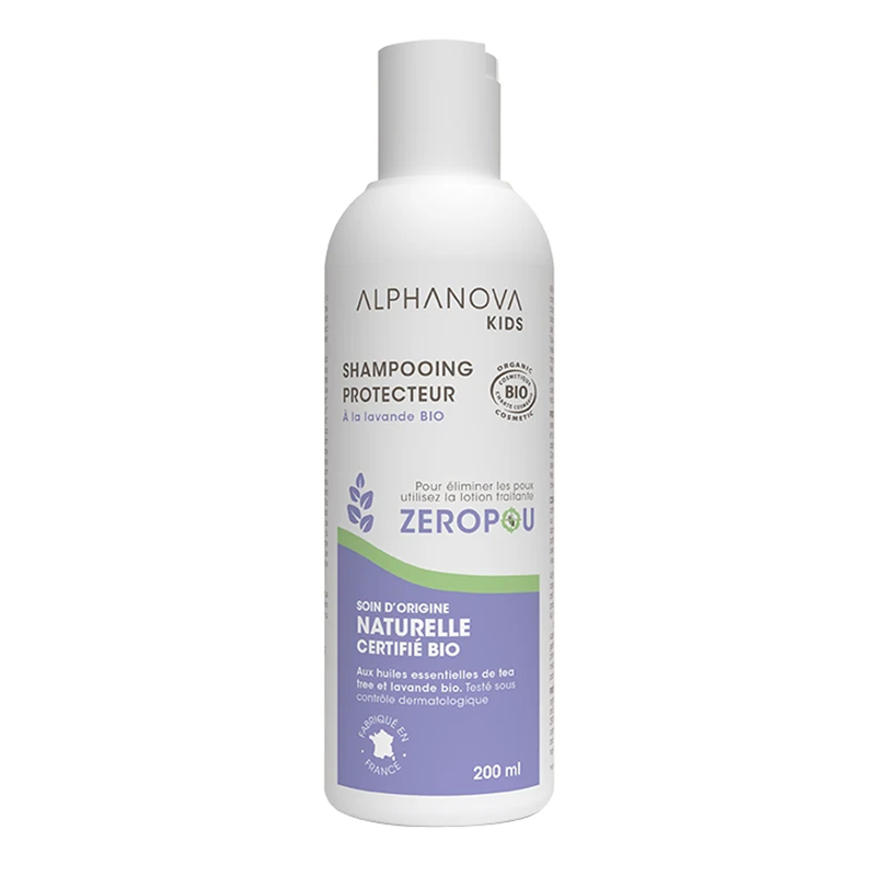 Zéropou shampoing bio - 200ml, Alphanova