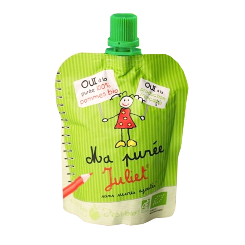 Gourde de purée de pomme bio - 90g