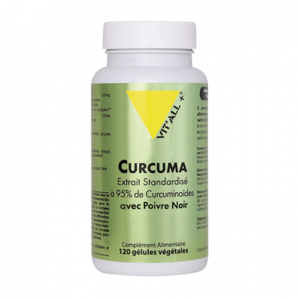 Curcuma + poivre noir - 120 gélules végétales