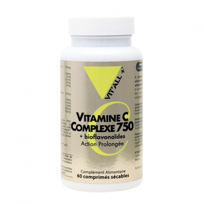 Vitamine C 750mg - 60 comprimés sécables
