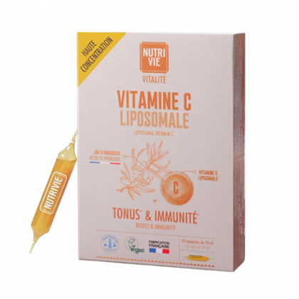 Ampoules de Vitamine C liposomale - Boite de 20x10ml