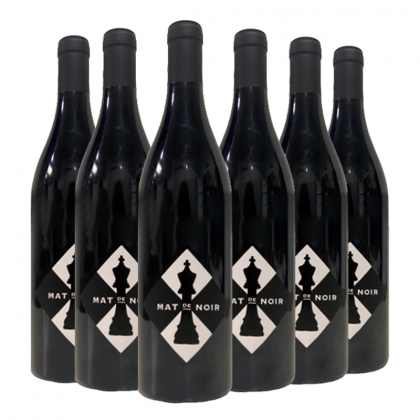 Mat de Noir - IGP Côteaux du Pont du Gard rouge bio - Carton de 6x75cl
