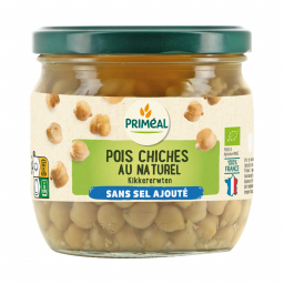 Pois chiches bio sans sel - Origine France - 370ml