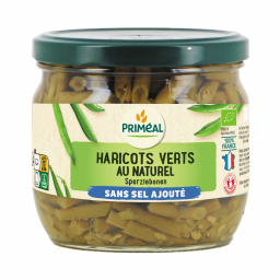 Haricots verts bio sans sel - Origine France - 370ml