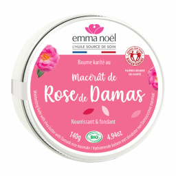 Baume gourmand Karité et Rose de Damas bio - 140 g