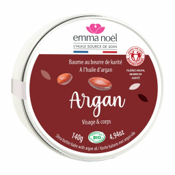 Baume gourmand Karité et huile d'argan bio - 140 g