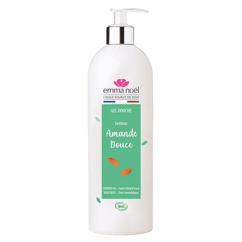 Gel douche à l'huile d'Amande Douce bio - 1L