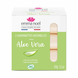 Savonnette - Aloé vera bio - Lot de 3x150g