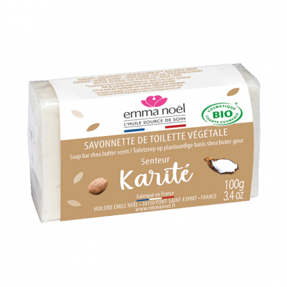 Savonnette - Karité bio - 100g