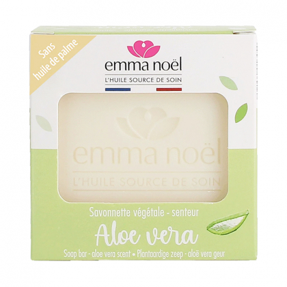 Savonnette - Aloé vera bio sans huile de palme - 100g