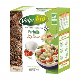 Farfalles de riz brun bio - 250g