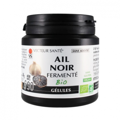 Ail noir fermenté bio - 90 gélules végétales