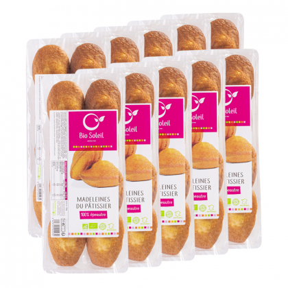 Madeleines du pâtissier à l’épeautre - Lot de 10x180g