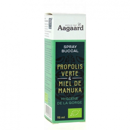Spray buccal à la propolis verte et au miel de Manuka - 15ml