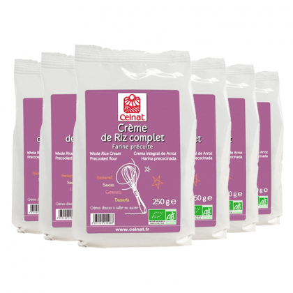 Crème de riz rond complet - Lot de 6x250g