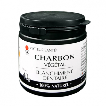 Charbon végétal pour blanchiment dentaire - 40g