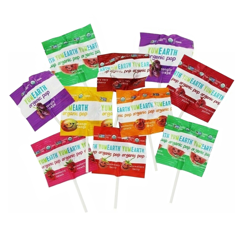 Sucettes bio aux fruits - Vrac de 10 sucettes