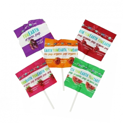 Sucettes bio aux fruits - Vrac de 5 sucettes