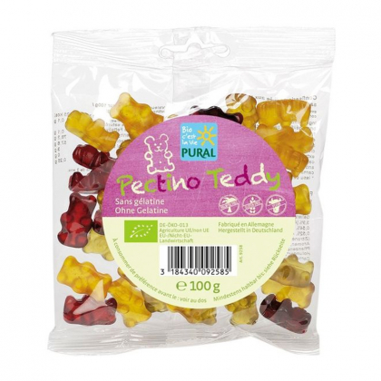 Bonbons bio - Oursons Pectino sans gélatine - 100g