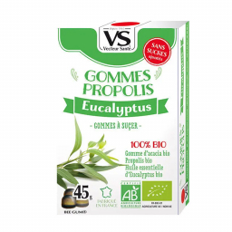 Gomme propolis à eucalyptus sans sucre - 45g