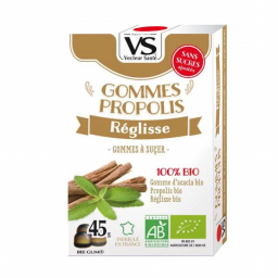 Gomme propolis à la reglisse sans sucre - 45g