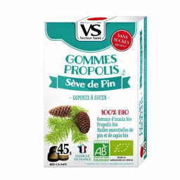 Gomme propolis à la sève de pin sans sucre - 45g