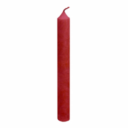 Chandelle en stéarine - Rouge - 2x20cm